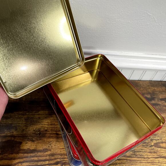 Oreo Cookie Santa Tins Box Vintage 1993 1998 Christmas Holiday Nabisco USA - Picture 7 of 14